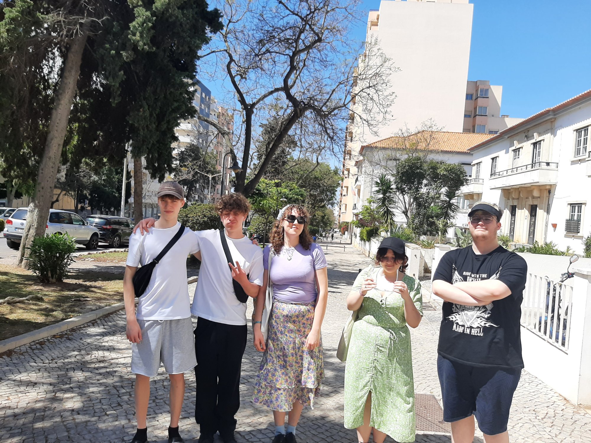 Nasi uczniowie już w Portugalii.